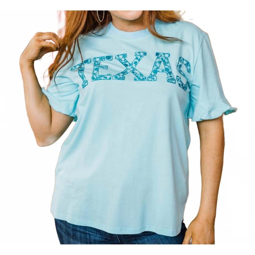 NEW LAYERZ CLOTHING texi short sleeve tee - plus in blue
